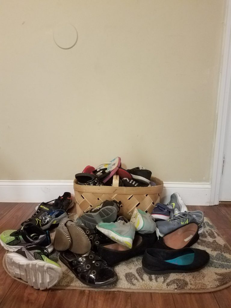 Shoe Mat Mess